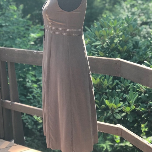 Theory Silk Beaded Sleeveless Chiffon Dress - Picture 5 of 8